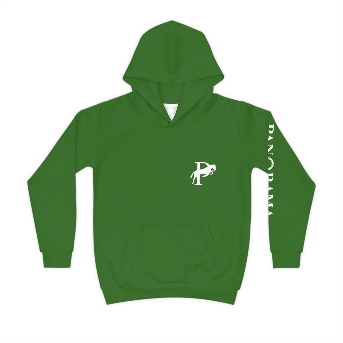 Children's Equestrian Hoodie — Panorama Equestrian Logo Kids Pullover