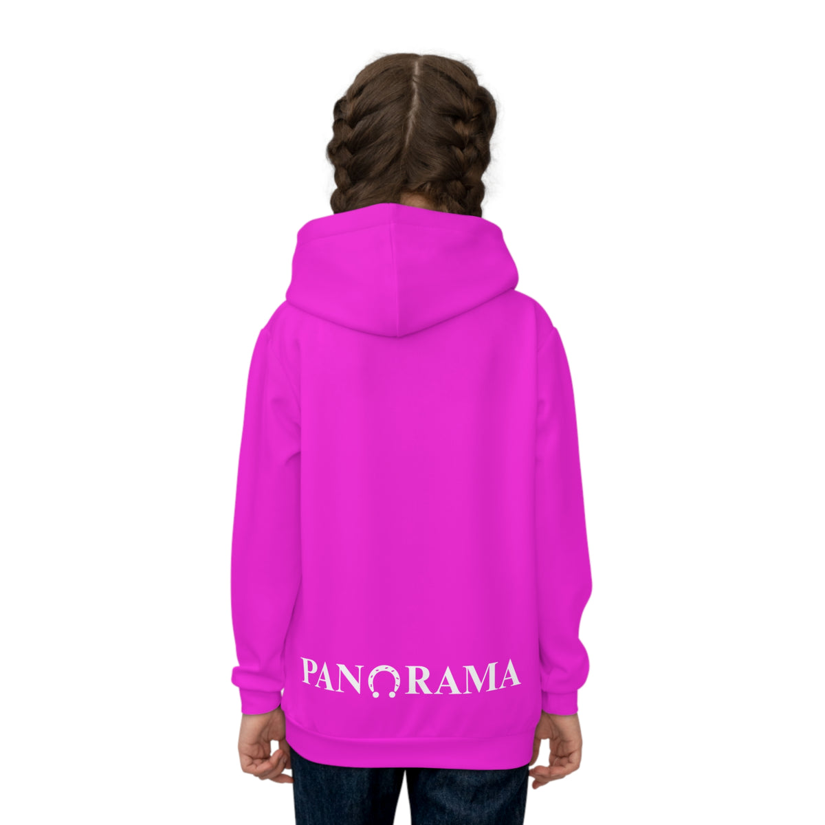 Copy of Children's Hoodie - Pink Panorama Logo Kids Pullover