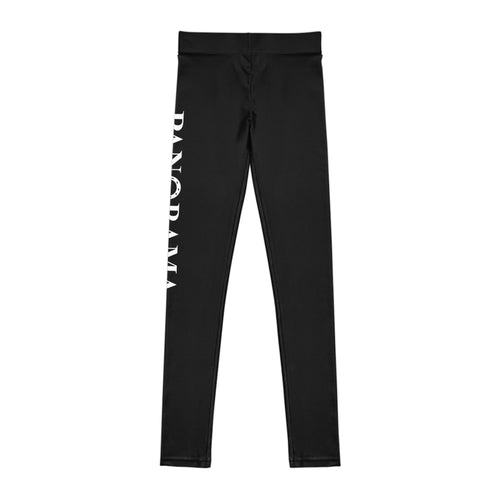 Black Panorama Equestrian Youth Leggings (AOP)